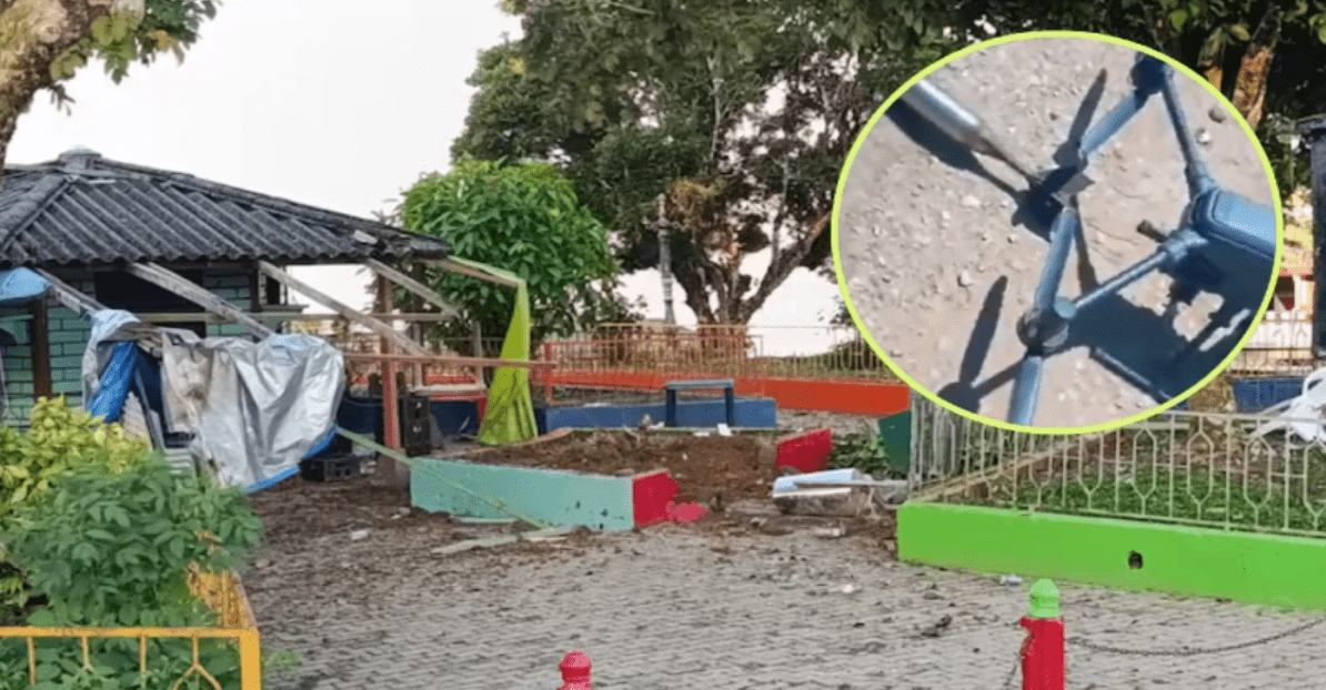 Ataque con drones en Briceño: disidencias destruyeron el parque de Las Auras y desplazaron a 30 familias