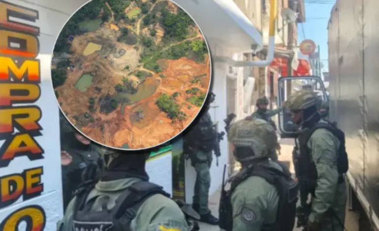 Cuatro países golpean red de lavado de oro que operaba desde El Bagre, Antioquia