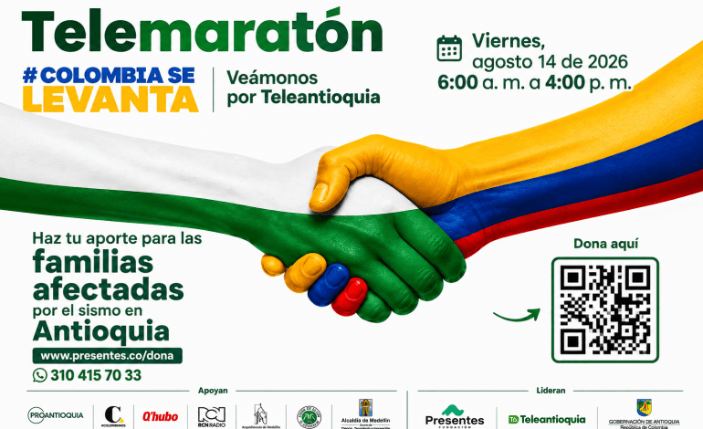 Telemaratón en Antioquia; nos unimos por los damnificados del terremoto