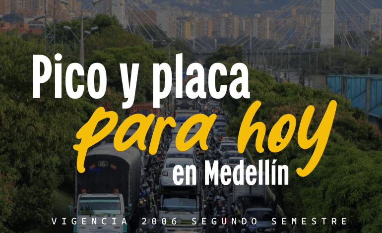 Pico y placa Hoy en Medellín