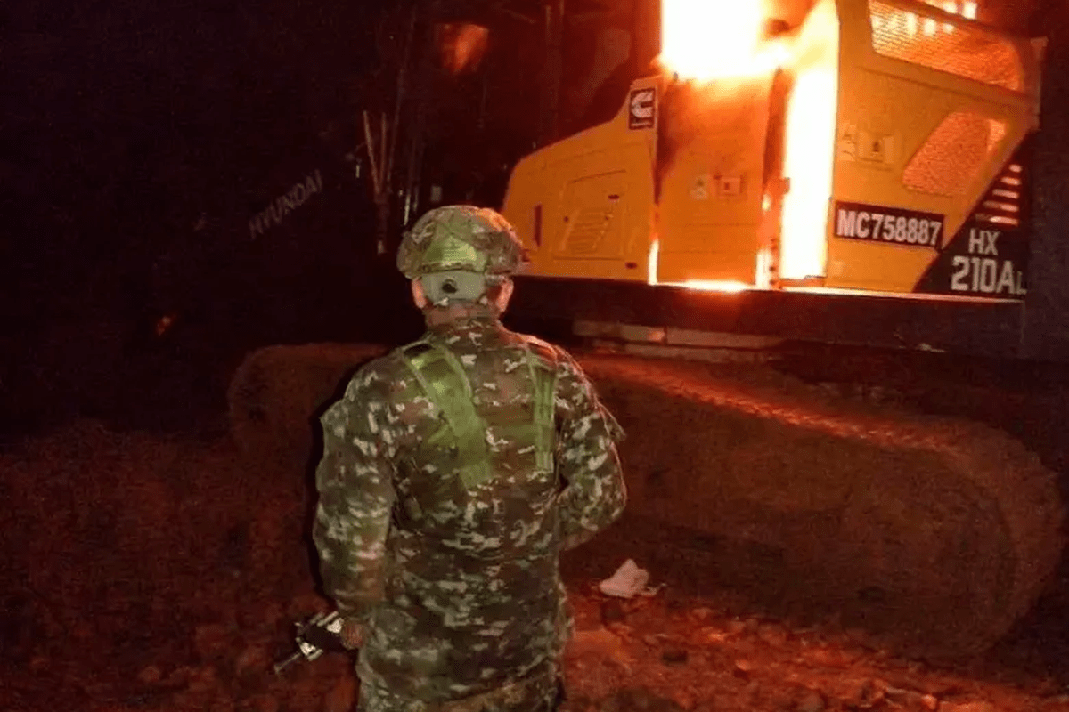Destruyen dos entables mineros en el Bajo Cauca que generarían millonarias ganancias a ilegales