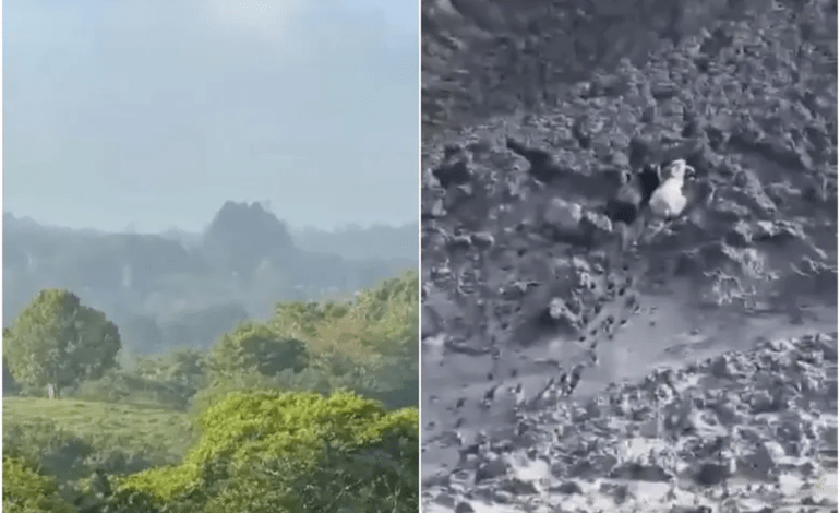 Alerta en San Pedro de Urabá por activación de volcán de lodo: autoridades piden evitar la zona