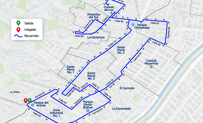 Ciclopaseo nocturno en Itagüí este 30 de septiembre por Amor y Amistad.
