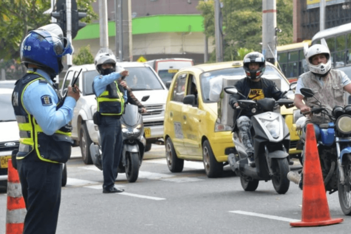 Agente de tránsito fue agredido en Itagüí