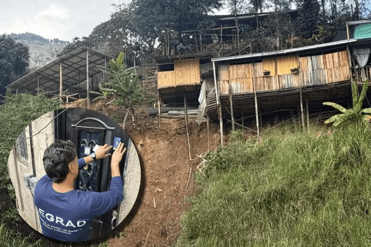 Bello declara calamidad pública por deslizamiento que amenaza viviendas en La Sonora