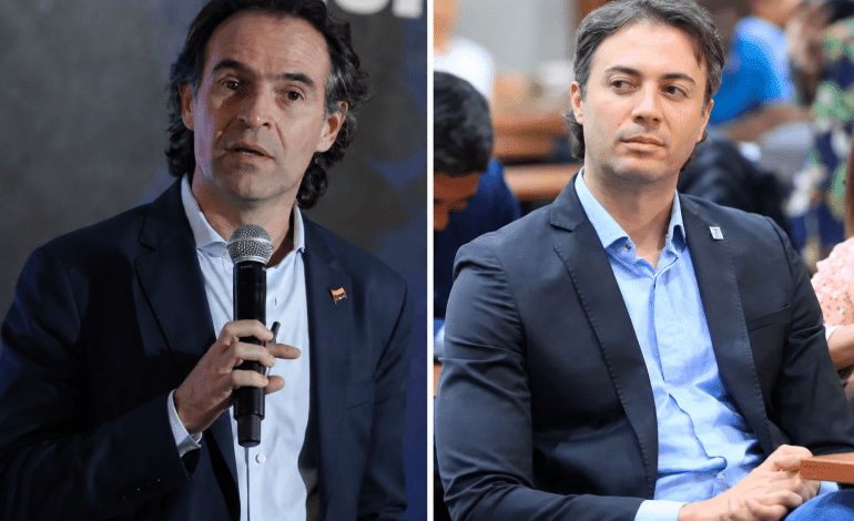 Daniel Quintero y Federico Gutiérrez durante la disputa judicial por publicaciones en redes sociales.
