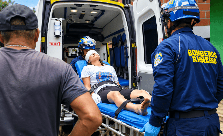 Mujer fue atacada con machete en Rionegro