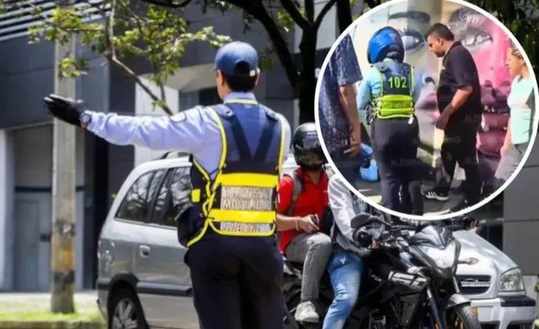 agente de tránsito en Itagüí, fractura de cráneo, operativo de movilidad, Fiscalía General de la Nación