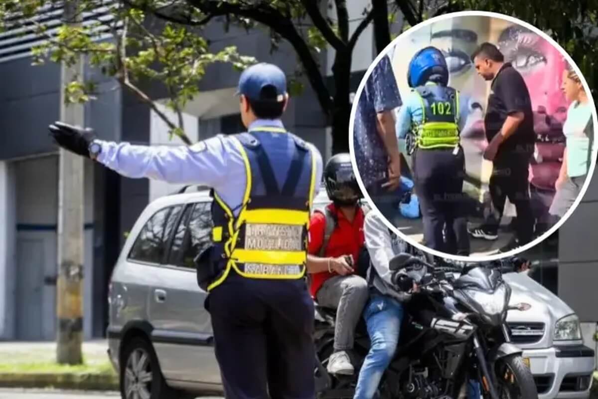 Agente de tránsito en Itagüí: reporte oficial de 2026